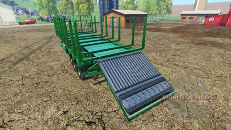 Большой полуприцеп-сортиментовоз для Farming Simulator 2015