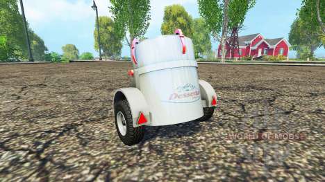 Прицеп с баком для молока для Farming Simulator 2015