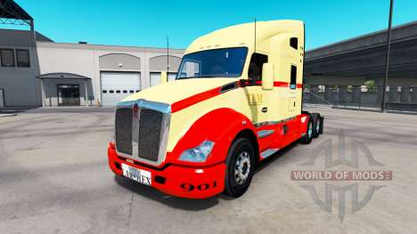 Скин TLM на тягач Kenworth T680 для American Truck Simulator