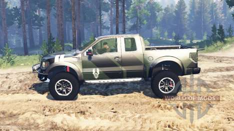 Ford F-150 SVT Raptor Super Cab для Spin Tires