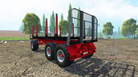 Лесовозный прицеп Fliegl для Farming Simulator 2015