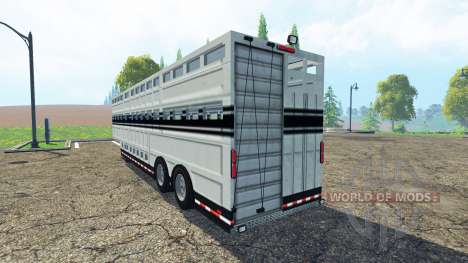 Полуприцеп для перевозки скота для Farming Simulator 2015