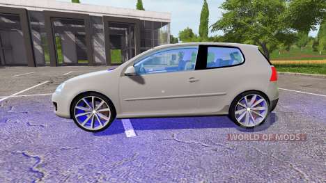 Volkswagen Golf GTI (Typ 1K) Unmarked Police для Farming Simulator 2017