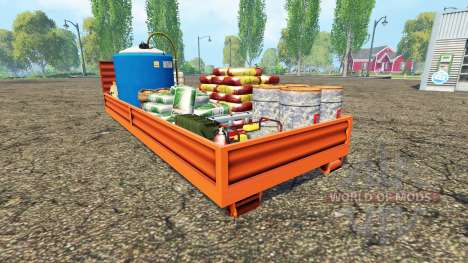 Сервисная бортовая платформа для Farming Simulator 2015