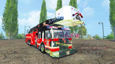 Пожарная машина для Farming Simulator 2015