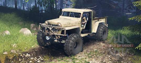 willys truck rock crawler