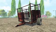 Тракторный сеновозный прицеп для Farming Simulator 2015
