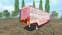 Полуприцеп-скотовоз США для Farming Simulator 2015