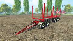 Прицеп сортиментовоз для Farming Simulator 2015