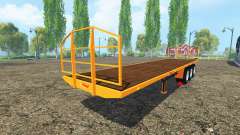 Полуприцеп-платформа Fliegl для Farming Simulator 2015