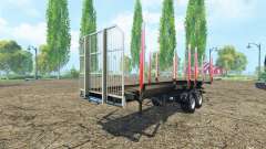 Полуприцеп сортиментовоз Fliegl для Farming Simulator 2015
