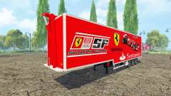 Полуприцеп Scuderia Ferrari для Farming Simulator 2015