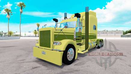 Скин Large car Cartage на тягач Peterbilt 389 для American Truck Simulator