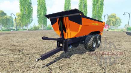 Tipper trailer orange для Farming Simulator 2015