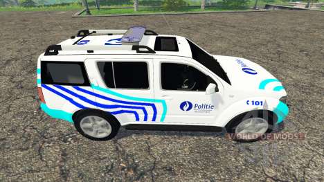 Nissan Pathfinder (R51) Belgian Local Police для Farming Simulator 2015
