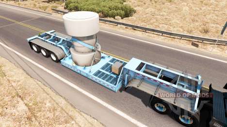 Низкорамный трал с грузом ядерных отходов для American Truck Simulator