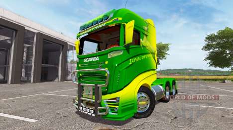 Scania R1000 John Deere для Farming Simulator 2017