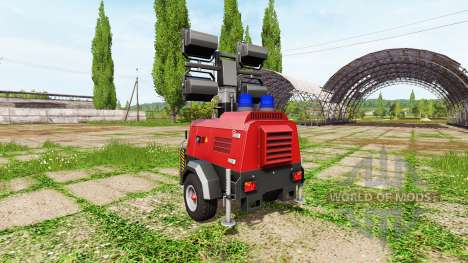 Автономная мачта освещения для Farming Simulator 2017