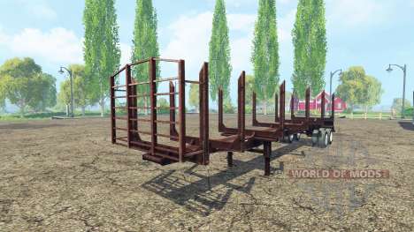 Лесовозный полуприцеп для Farming Simulator 2015