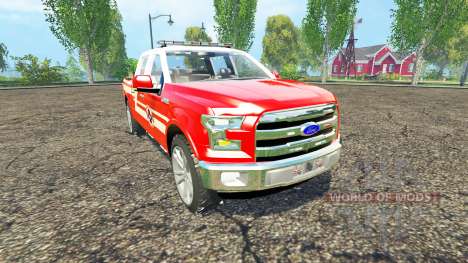 Ford F-150 Division of Fire для Farming Simulator 2015