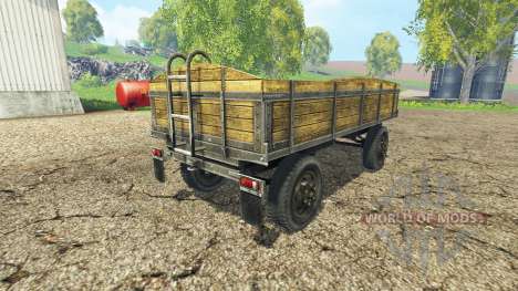 Old flatbed trailer v2.0 для Farming Simulator 2015