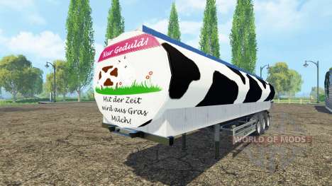 Молоковозный полуприцеп Fliegl v0.9 для Farming Simulator 2015