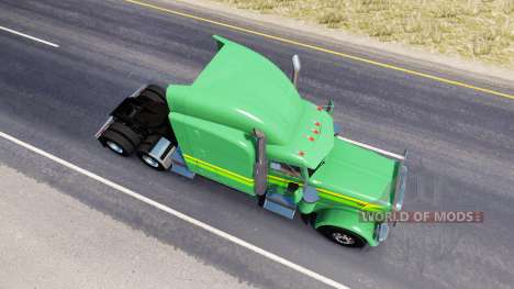 Скин Lines of 3 на тягач Peterbilt 389 для American Truck Simulator