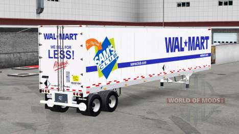 Полуприцеп Wal-Mart для American Truck Simulator