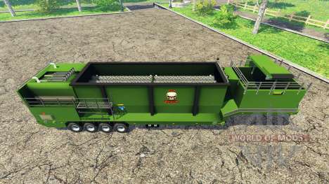 Щепорубительный полуприцеп v1.1 для Farming Simulator 2015