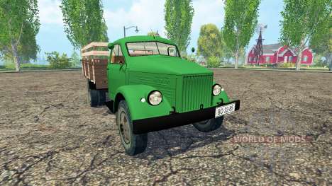 ГАЗ 51 зелёный для Farming Simulator 2015