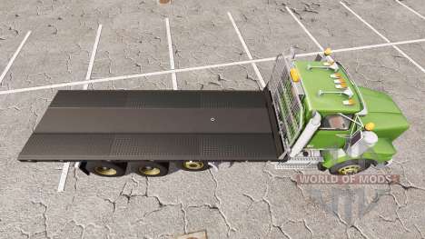Lizard SX 210 Twinstar Flatbed 4-axles для Farming Simulator 2017