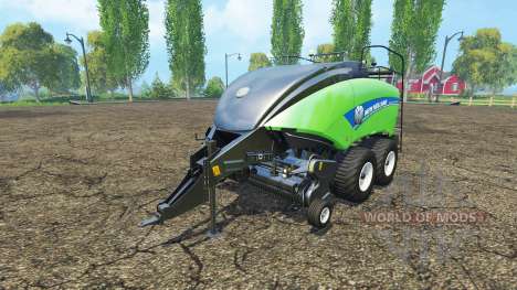 New Holland BigBaler 1290 gras bale v4.0 для Farming Simulator 2015