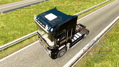 Скин Rockstar Energy на тягач Renault Magnum для Euro Truck Simulator 2