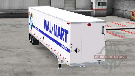 Полуприцеп Wal-Mart для American Truck Simulator