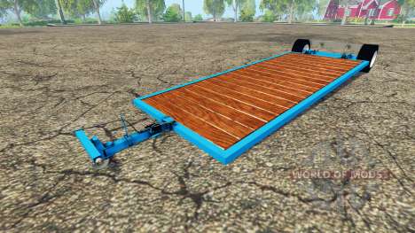 Low platform trailer v2.0 для Farming Simulator 2015