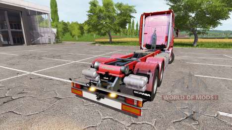 Scania R730 hooklift v1.0.2 для Farming Simulator 2017