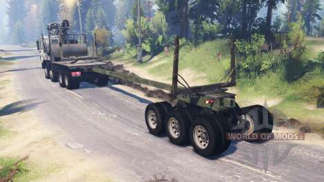 Mercedes-Benz Actros (MP2) 8x8 v1.0 для Spin Tires