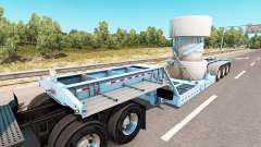 Низкорамный трал с грузом ядерных отходов для American Truck Simulator