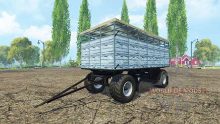Прицеп для перевозки скота v3.0 для Farming Simulator 2015