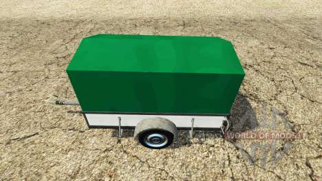 Service car trailer для Farming Simulator 2015