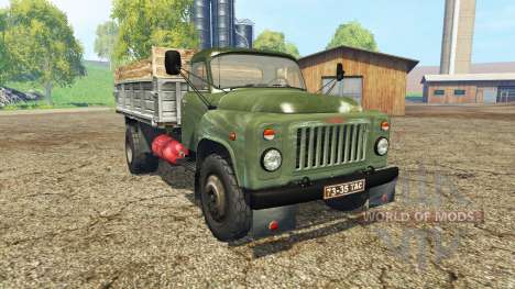 ГАЗ 53 зелёный для Farming Simulator 2015