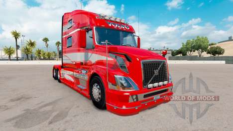 Скин Red Fantasy на тягач Volvo VNL 780 для American Truck Simulator