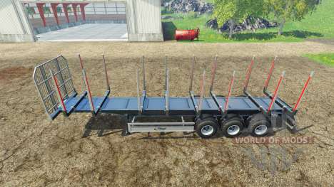 Timber semitrailer autoload Fliegl для Farming Simulator 2015