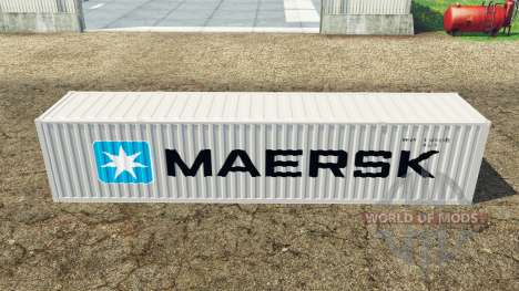 Container reefer 40ft Maersk для Farming Simulator 2015