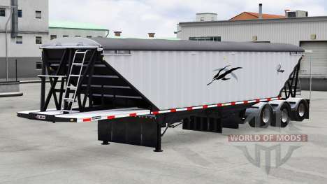 Lode King Prestige tri-axle для American Truck Simulator