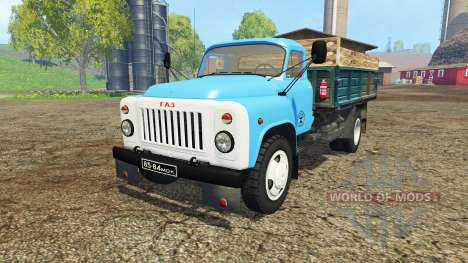 ГАЗ 53 синий для Farming Simulator 2015