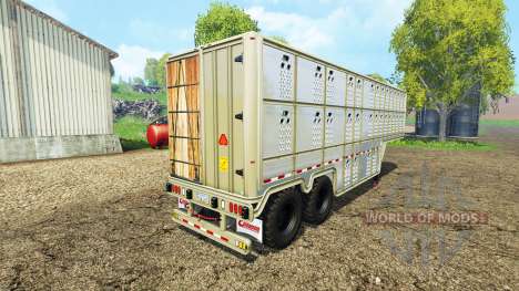 Cimarron livestock Trailer v0.9b для Farming Simulator 2015