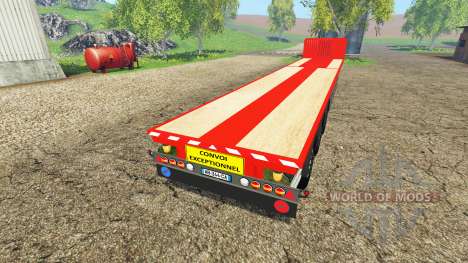 Semitrailer platform для Farming Simulator 2015