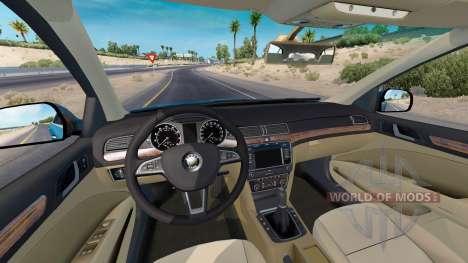 Skoda Superb v2.2 для American Truck Simulator