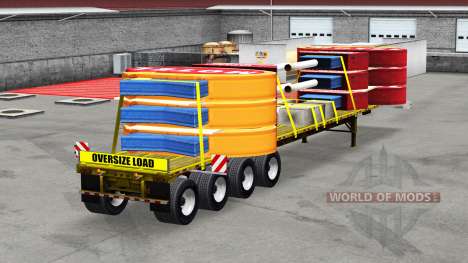 Oversize trailers USA для American Truck Simulator